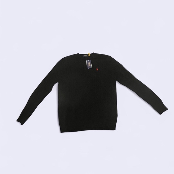 Ralph Lauren Men's Black Crewneck Sweater